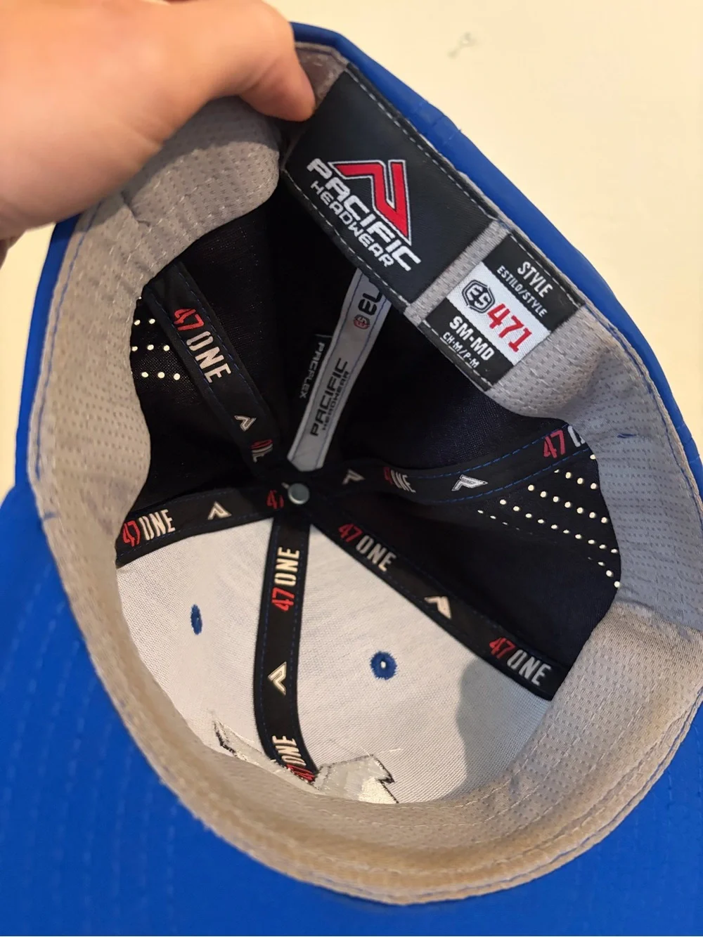 Blue 'M' Embroidered Baseball Cap - Unbranded